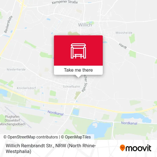 Карта Willich Rembrandt Str.