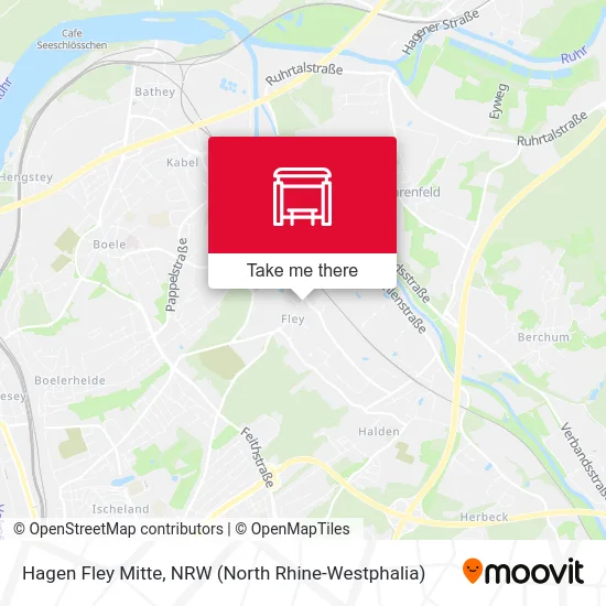 Hagen Fley Mitte map