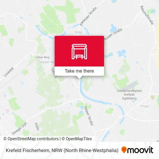 Krefeld Fischerheim map