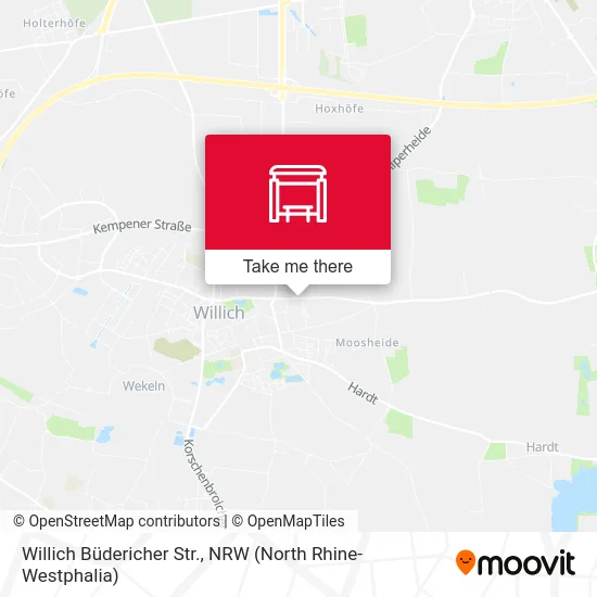 Карта Willich Büdericher Str.