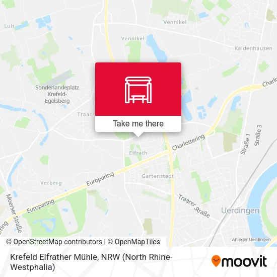 Карта Krefeld Elfrather Mühle