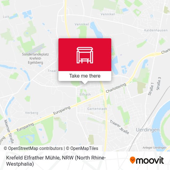 Карта Krefeld Elfrather Mühle