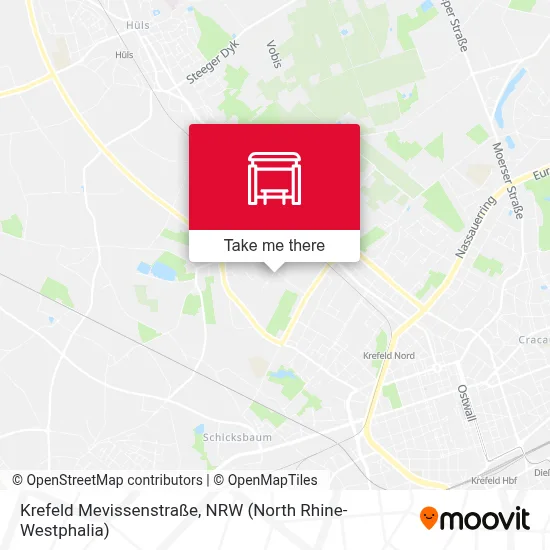 Krefeld Mevissenstraße map