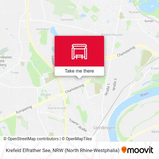 Карта Krefeld Elfrather See