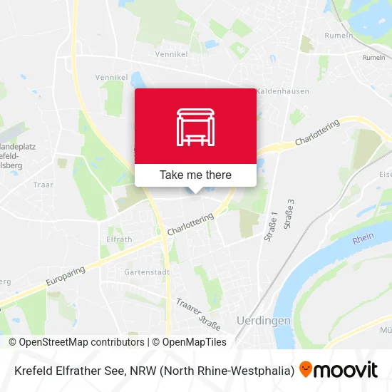 Карта Krefeld Elfrather See