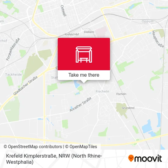 Krefeld Kimplerstraße map