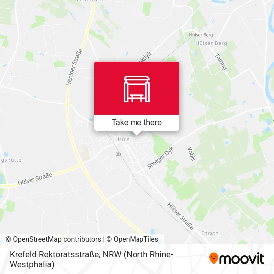 Карта Krefeld Rektoratsstraße