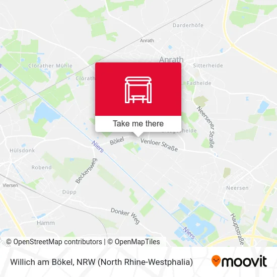 Карта Willich am Bökel