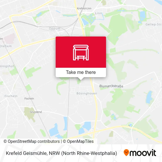 Карта Krefeld Geismühle