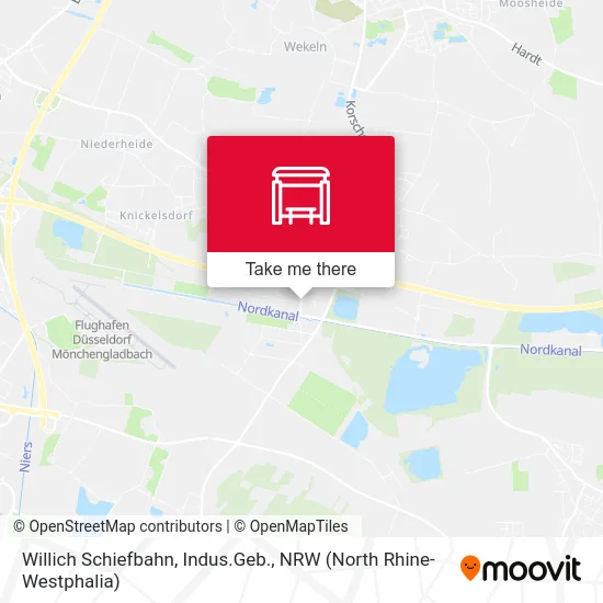 Willich Schiefbahn, Indus.Geb. map