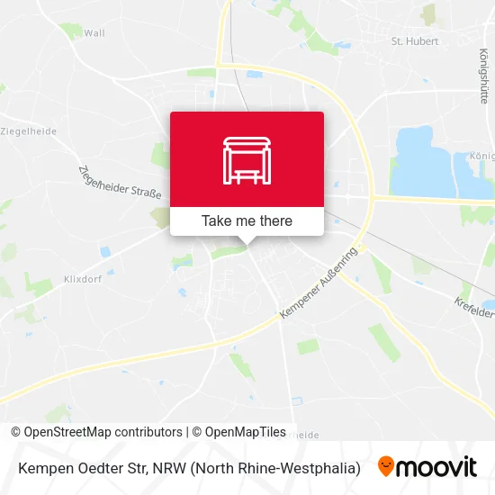 Карта Kempen Oedter Str