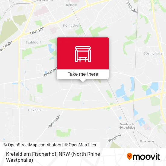 Карта Krefeld am Fischerhof