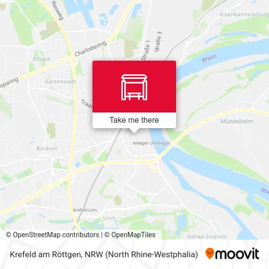 Карта Krefeld am Röttgen