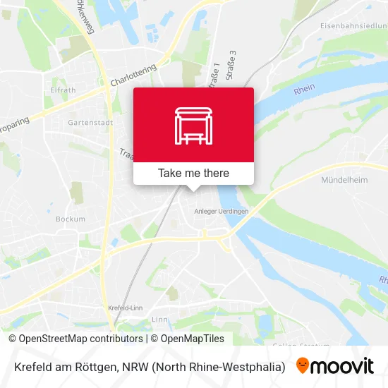 Карта Krefeld am Röttgen