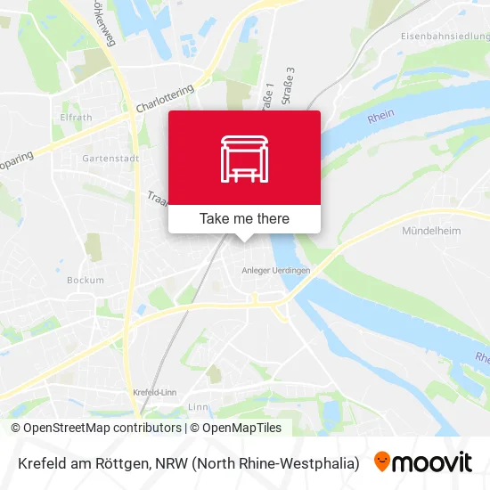 Карта Krefeld am Röttgen