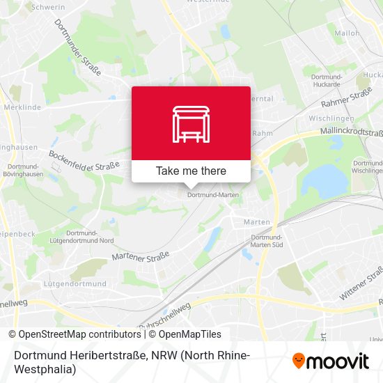 Dortmund Heribertstraße map