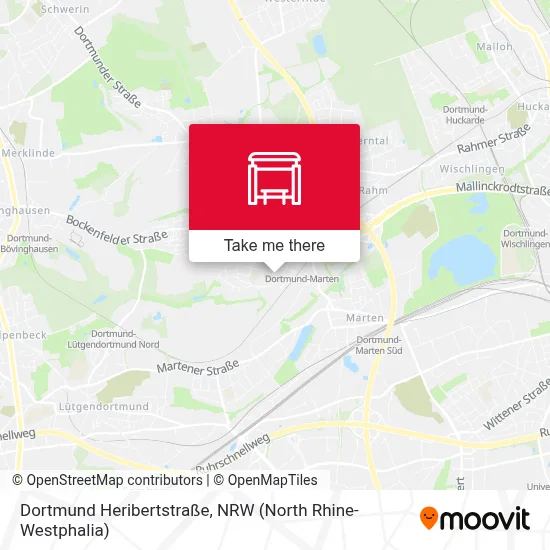 Dortmund Heribertstraße map