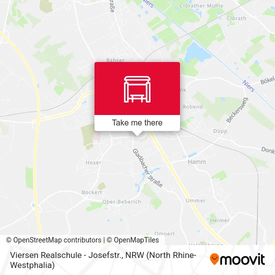 Карта Viersen Realschule - Josefstr.