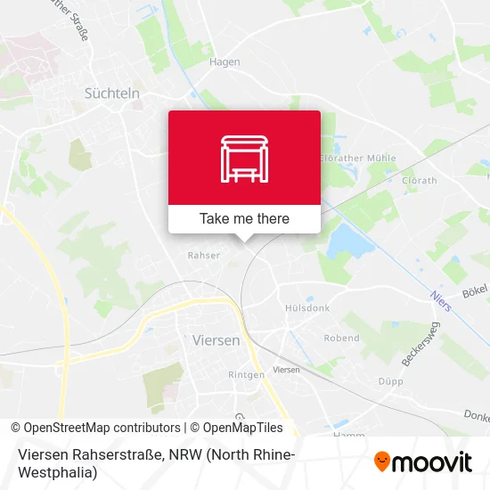 Карта Viersen Rahserstraße