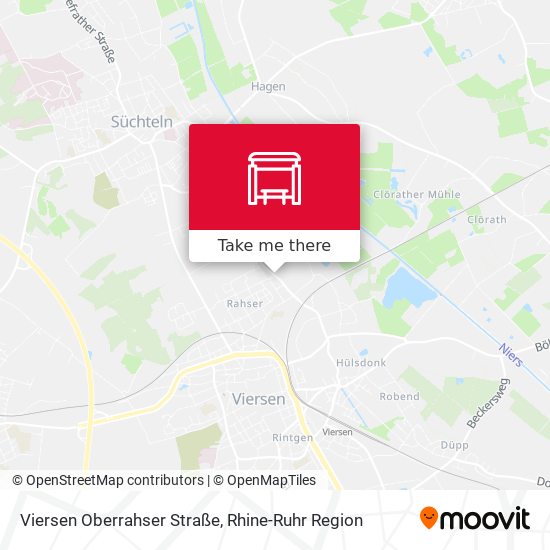 Viersen Oberrahser Straße map