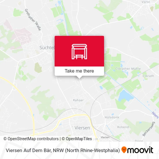 Карта Viersen Auf Dem Bär