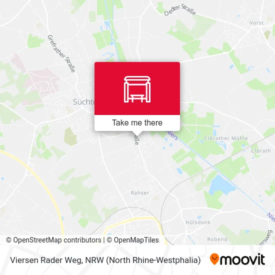 Карта Viersen Rader Weg