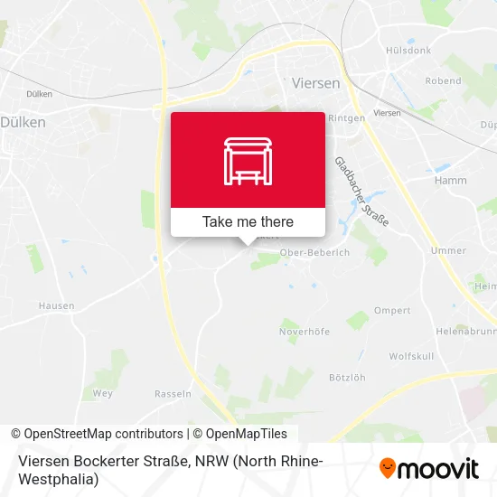 Карта Viersen Bockerter Straße