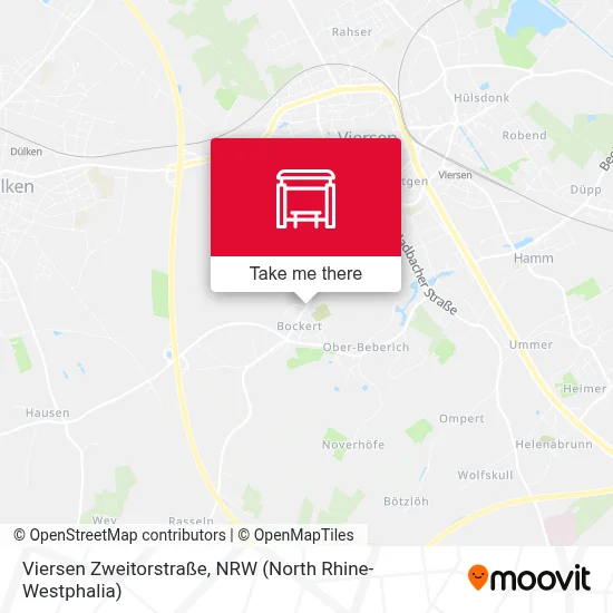 Viersen Zweitorstraße map