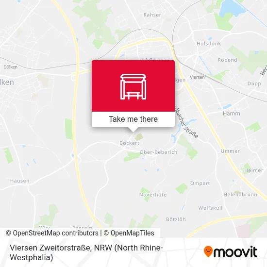 Viersen Zweitorstraße map