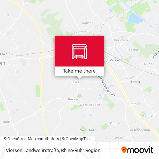Viersen Landwehrstraße map
