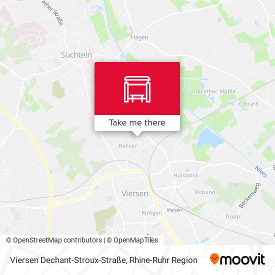 Viersen Dechant-Stroux-Straße map