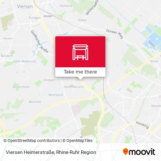 Viersen Heimerstraße map