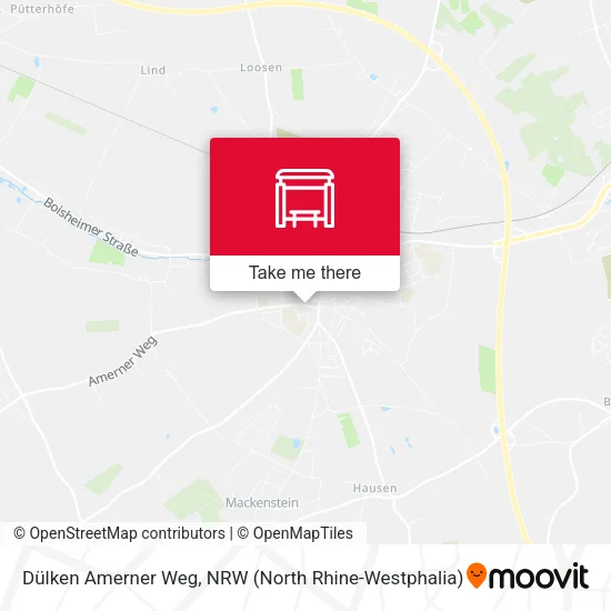 Карта Dülken Amerner Weg