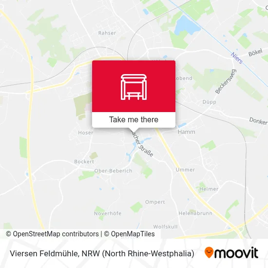 Viersen Feldmühle map