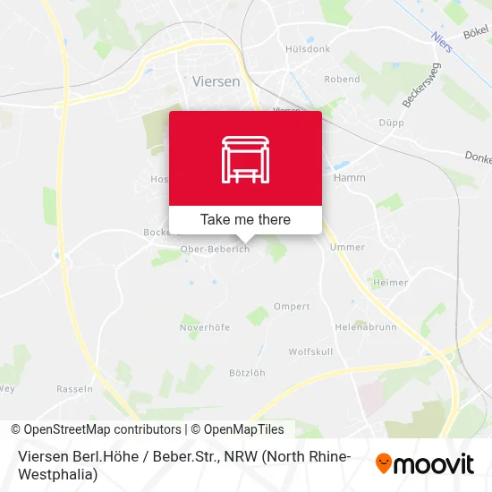 Viersen Berl.Höhe / Beber.Str. map