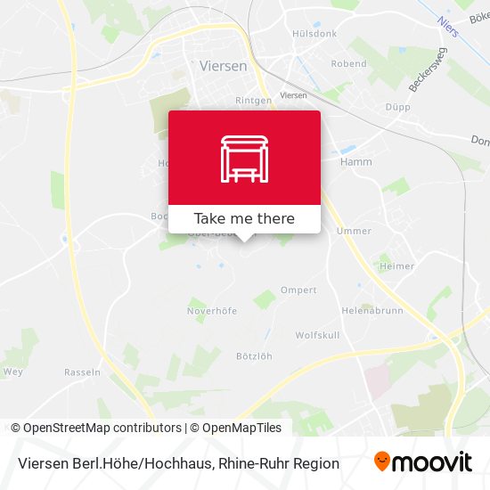 Viersen Berl.Höhe/Hochhaus map