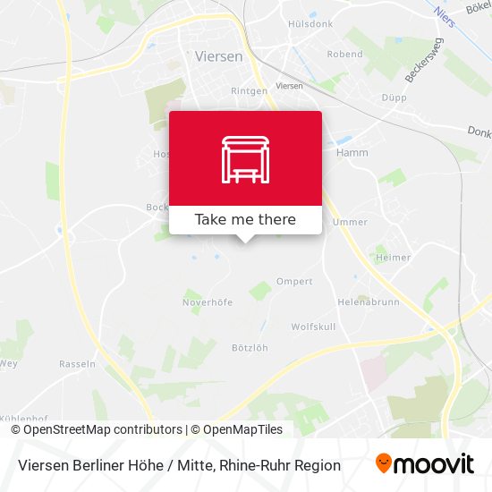 Viersen Berliner Höhe / Mitte map
