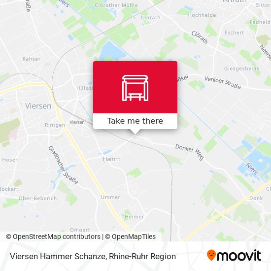 Viersen Hammer Schanze map