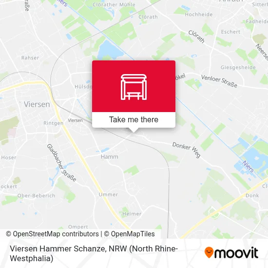 Viersen Hammer Schanze map