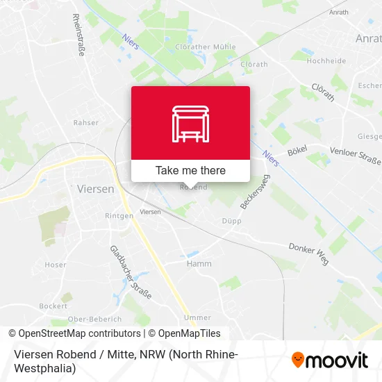 Карта Viersen Robend / Mitte