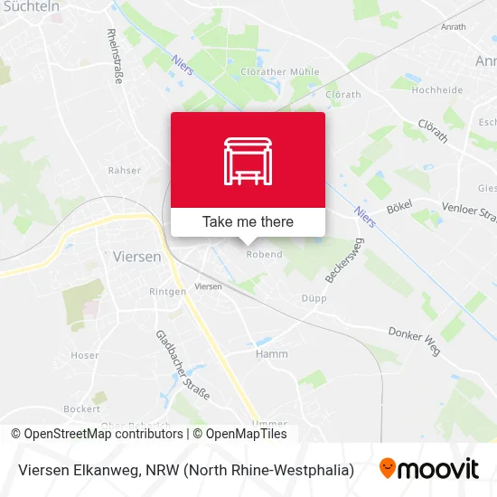 Viersen Elkanweg map