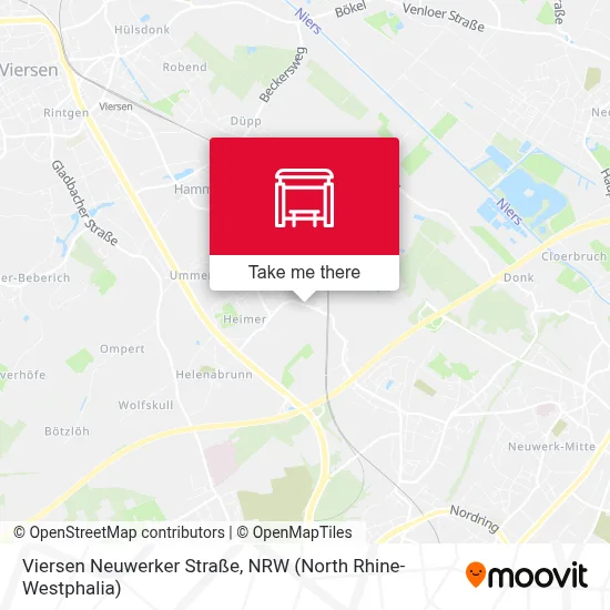 Viersen Neuwerker Straße map