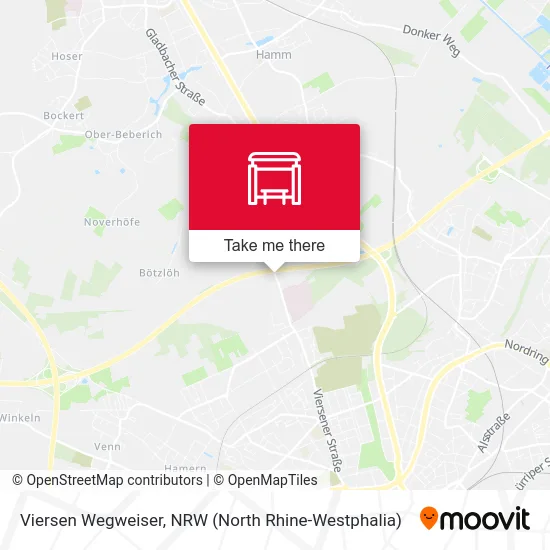 Viersen Wegweiser map