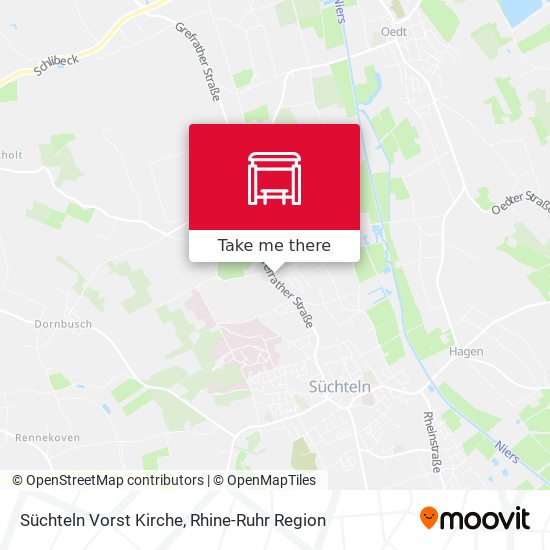 Süchteln Vorst Kirche map