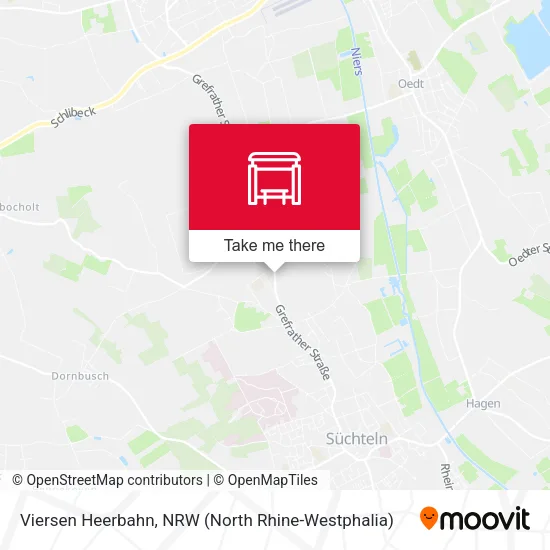 Карта Viersen Heerbahn