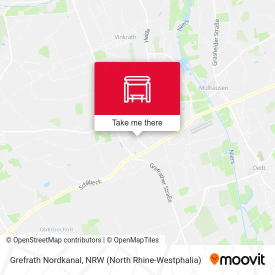 Карта Grefrath Nordkanal