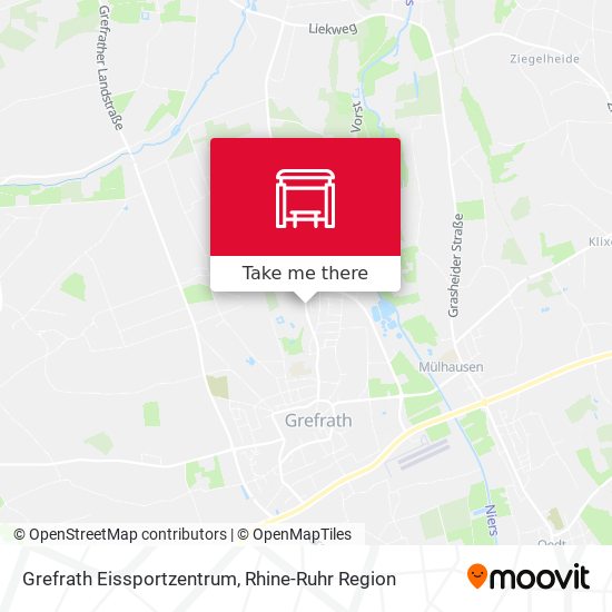 Grefrath Eissportzentrum map