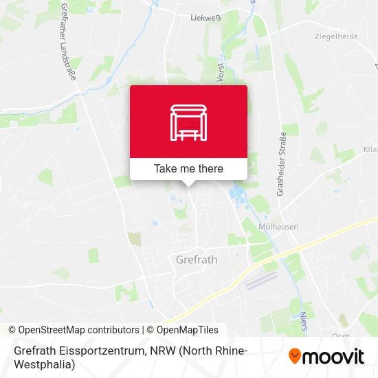Карта Grefrath Eissportzentrum