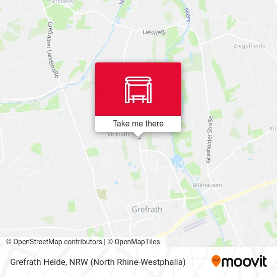 Карта Grefrath Heide