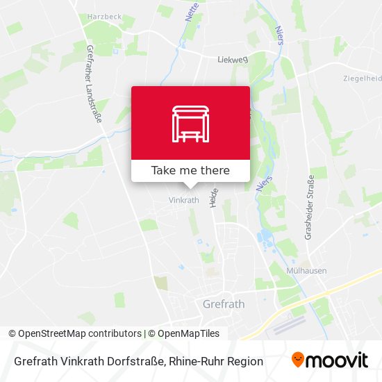 Grefrath Vinkrath Dorfstraße map